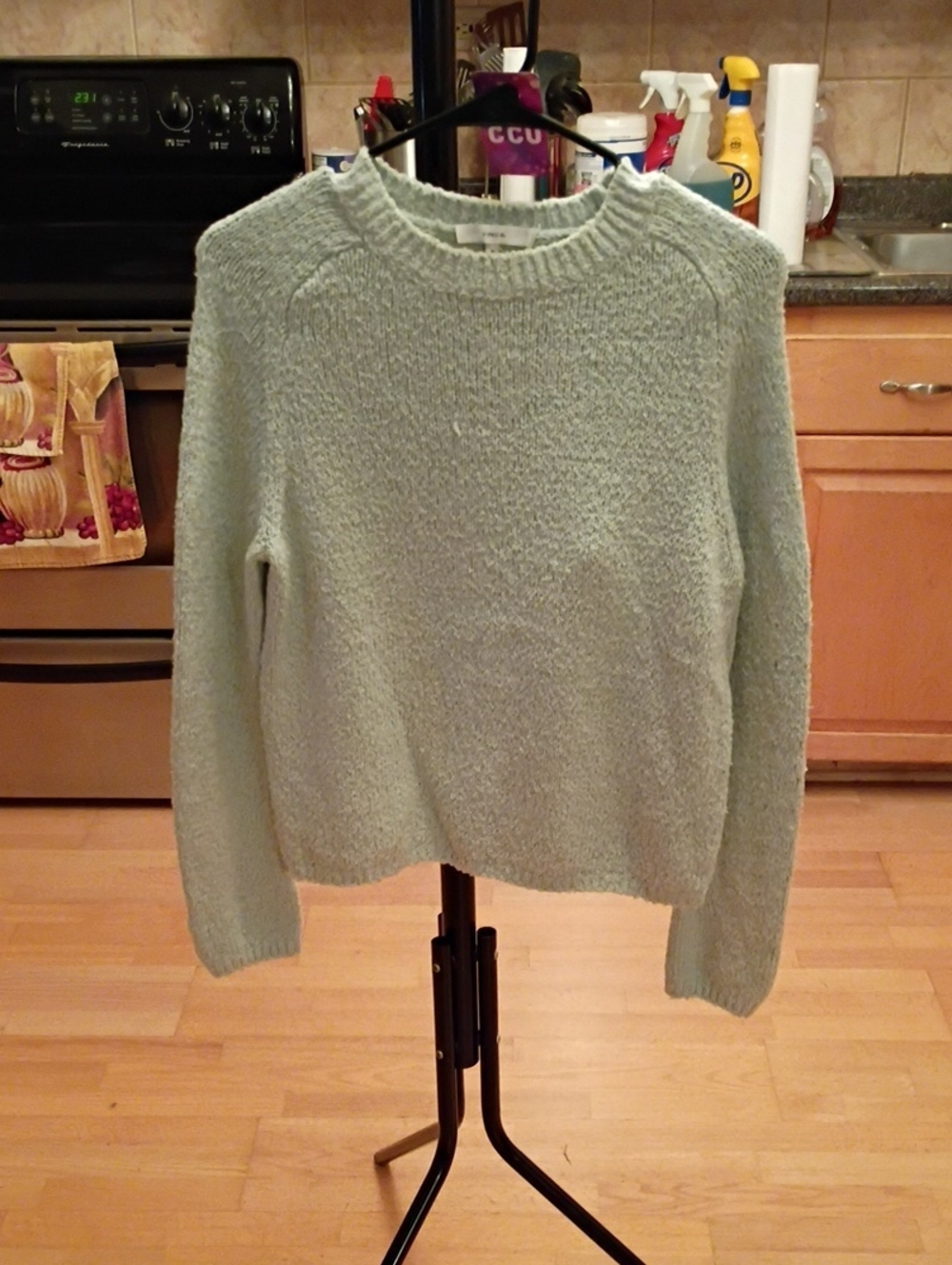 Vince Mint Green Crewneck Sweater
